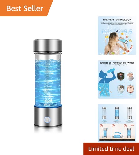 Hydrogen water bottle 420ml - hydrogen,